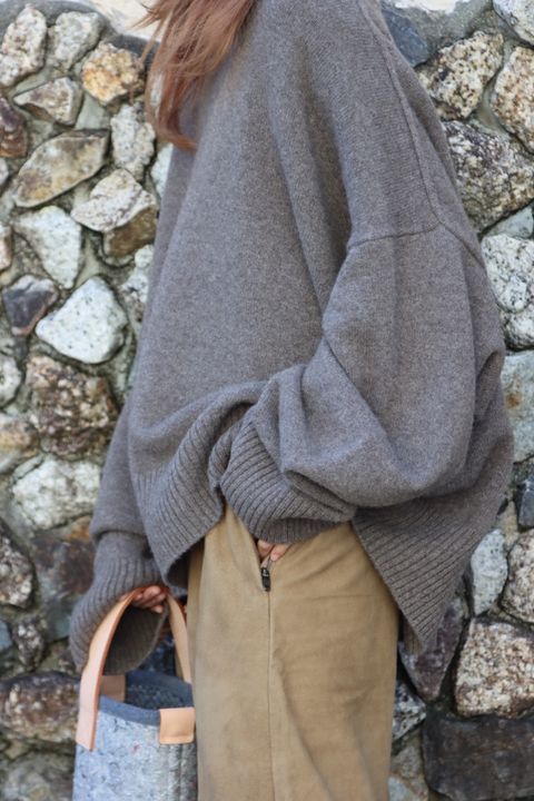 SEEALL 22AW ESSENTIAL HIGHNECK SWEATER style.2022.10.20