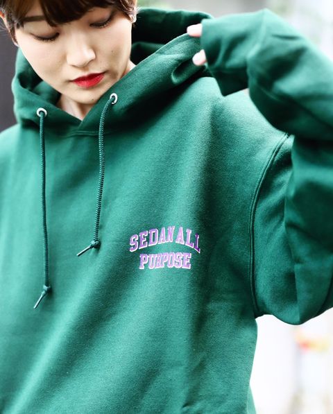 SEDAN ALL-PURPOSE FW23 新作COLLEGE LOGO HOODIE style.2023.10.17