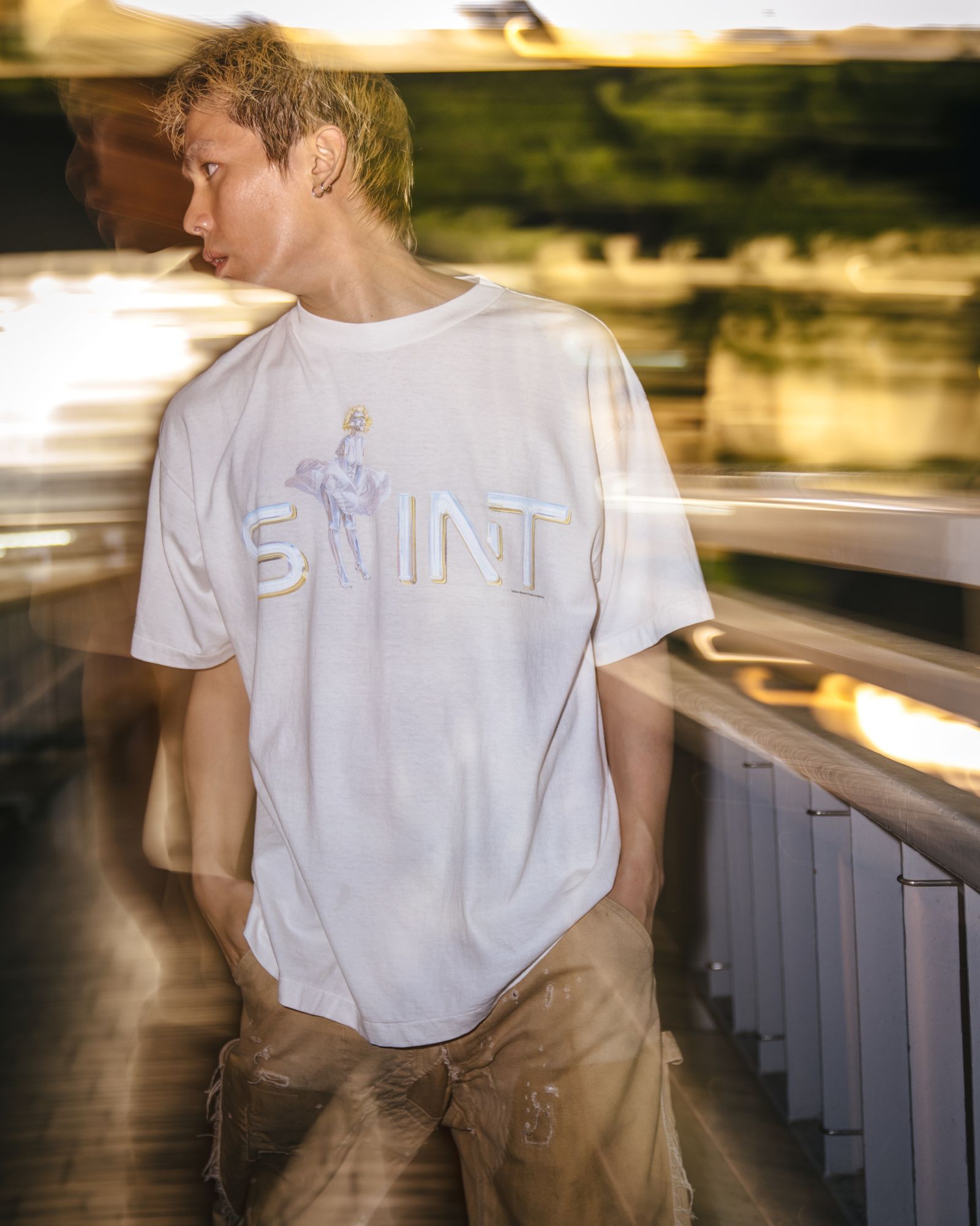 セントマイケル Tシャツ LOVERS SRYM_SS TEE(SM-HR1-0000-C79)WHITE★8月23日(土)発売！