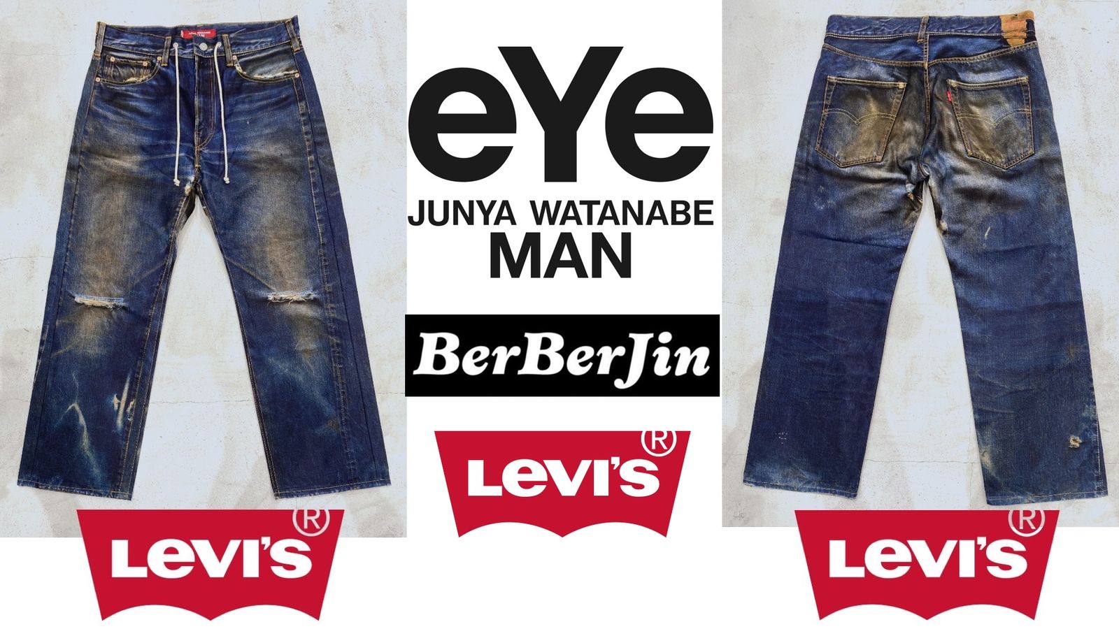 eYe JUNYA WATANABE MAN ジュンヤワタナベマン23SSベルベルジン×Levi'sトリプルネームパンツ☆4月21日(金)発売！ |  mark