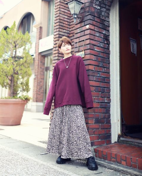 ATON 23SW NATURAL DYED URAKE OVERSIZED PULLOVER style.2023.8.1