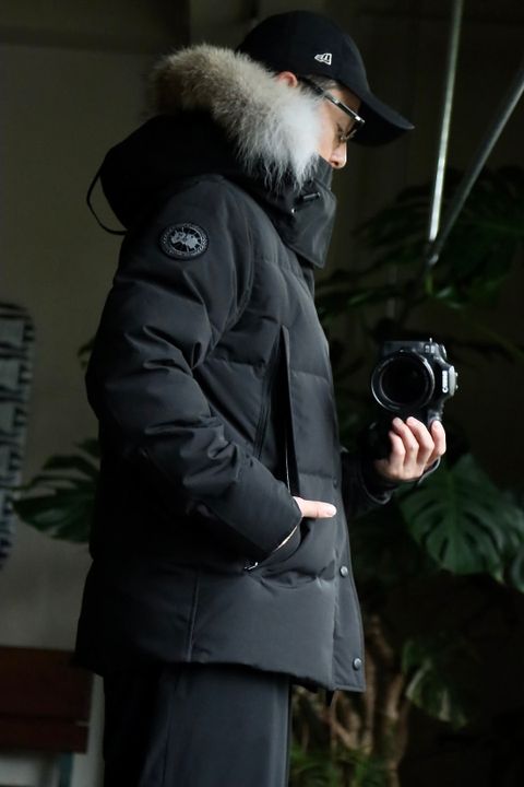 カナダグース22AW WYNDHAM PARKA BLACK LABELスタイル.2022.9.27.