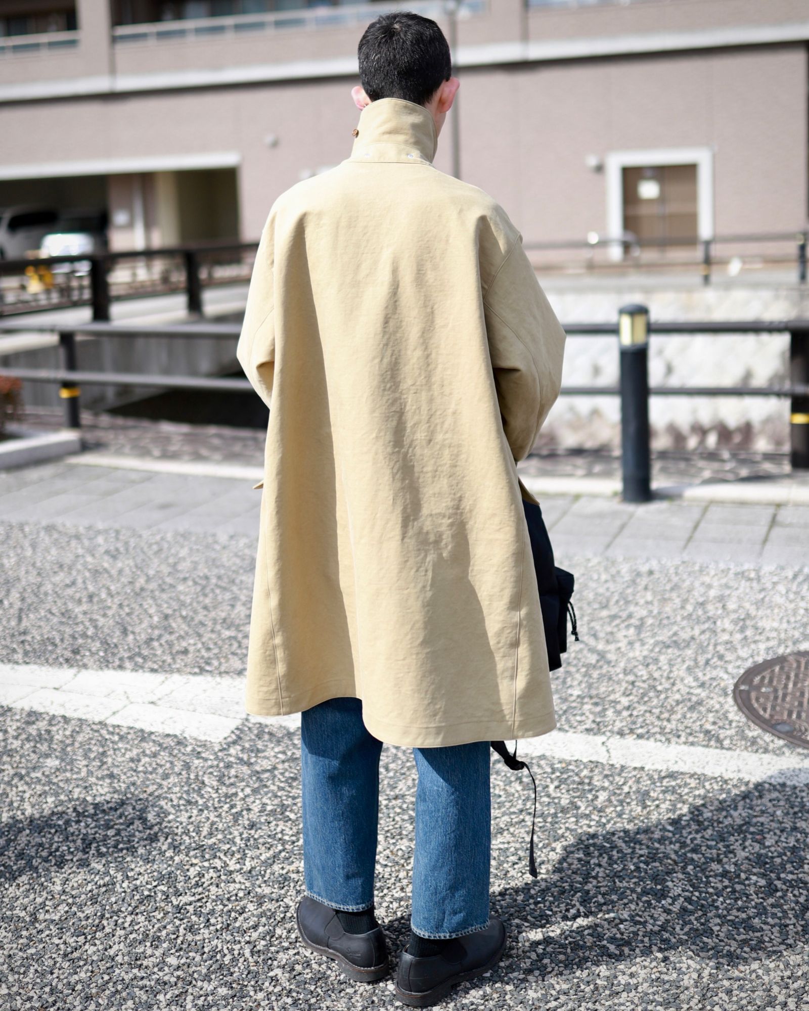 アプレッセ23SSコート Motorcycle Half Coat(23SAP-01-15H)BEIGE※2月11日(土)発売！