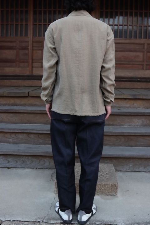 SEEALL ZIP PULLOVER JACKET,DOUBLE WAIST BELT PANTS set up style. 2022.03.17.