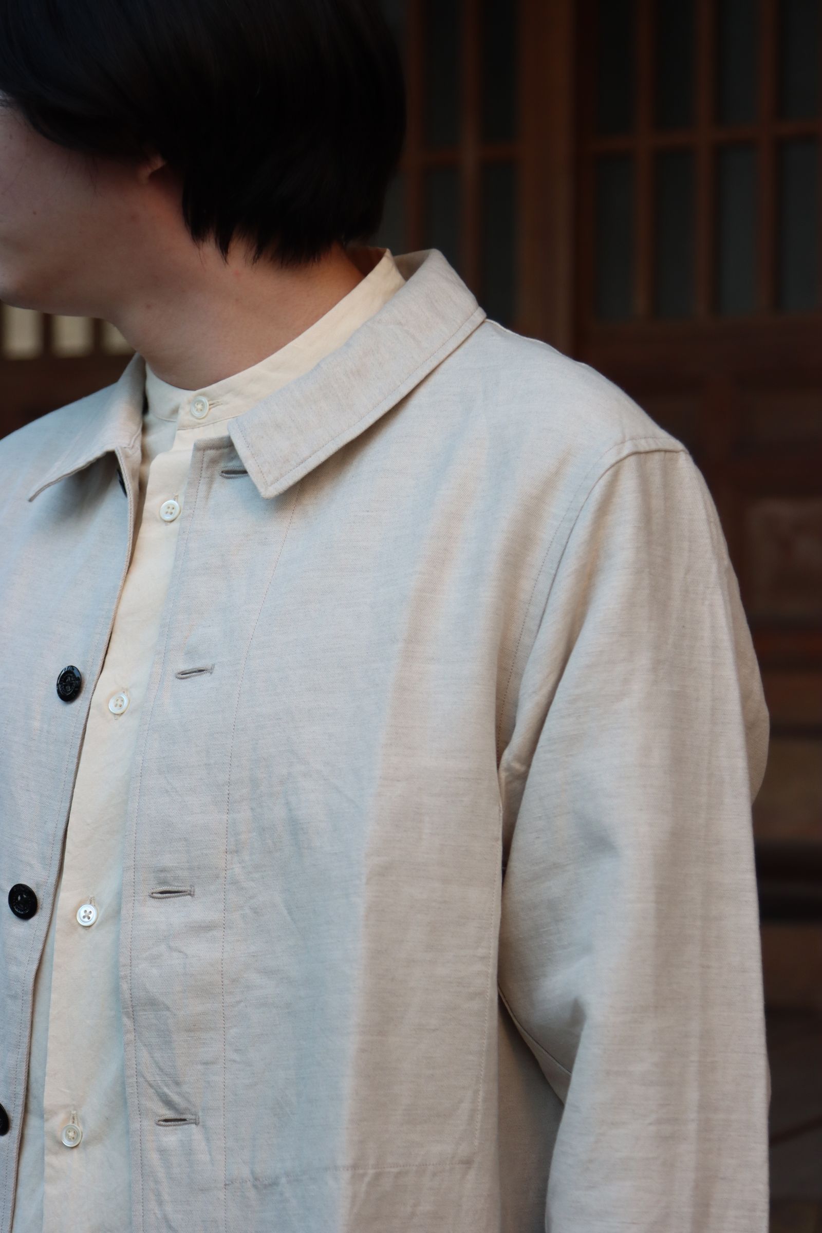 Ets.MATERIAUX  22SS French coveralls"OFF WHITE"style