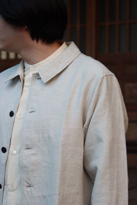 Ets.MATERIAUX  22SS French coveralls"OFF WHITE"style
