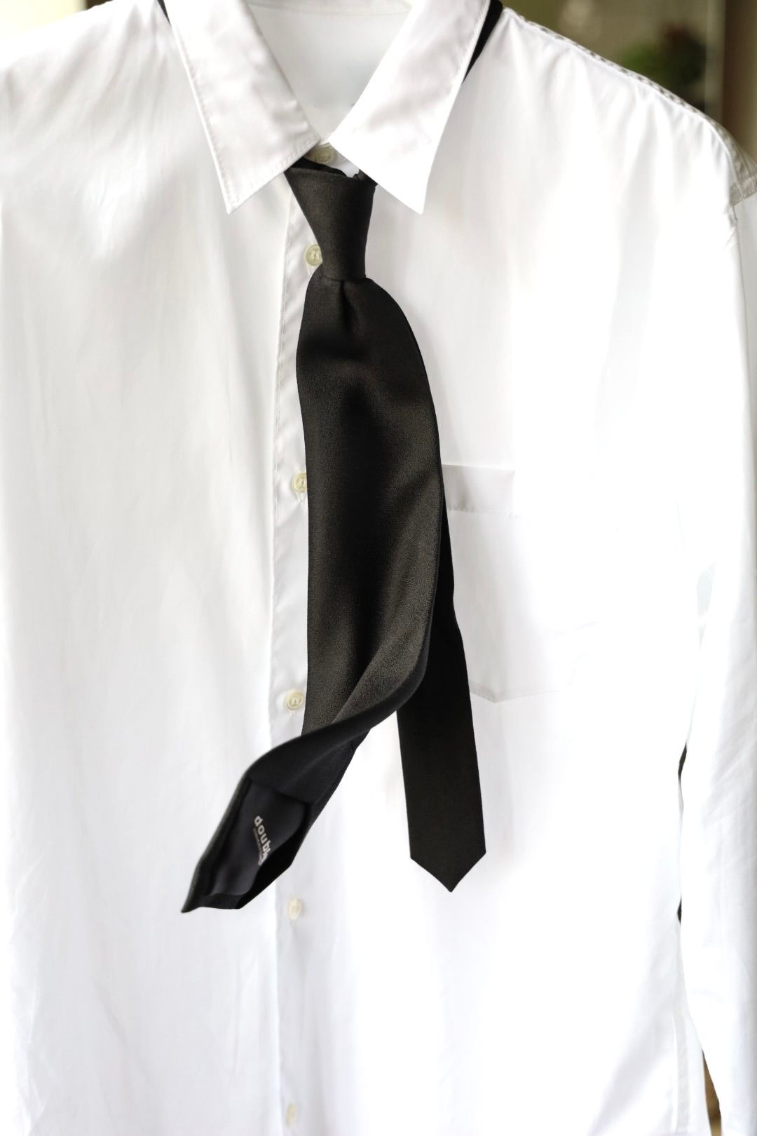 doublet ダブレット26AW TSHAPE MEMORY SHIJIRA TIE (26AW37BL269)BLACK☆8月15日(土)発売！