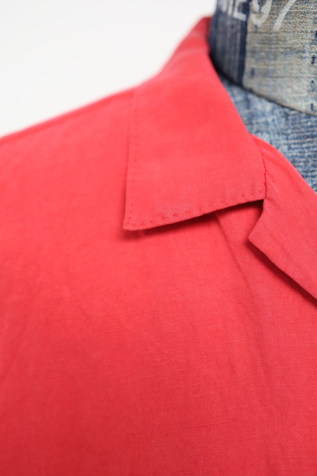 アプレッセ 2026 STYLE1  Vintage Silk Linen Open Collar Shirts(26SAP-02-08)RED☆4月11日(土)発売！