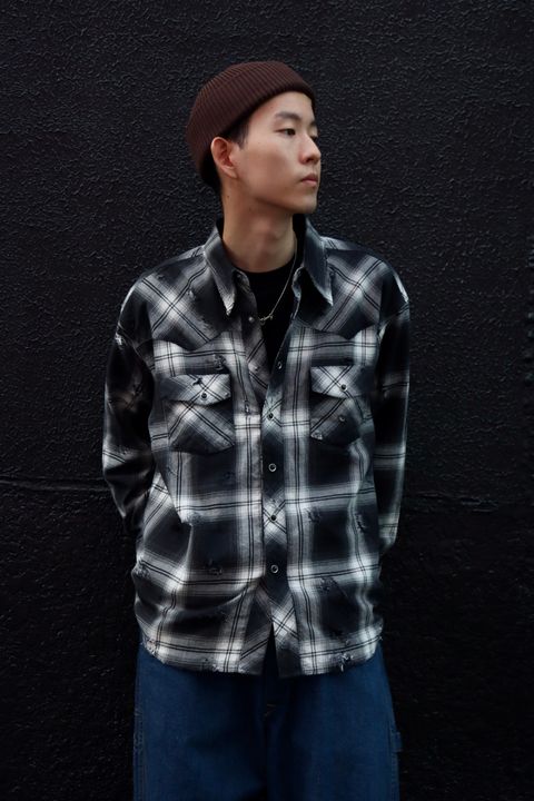 Rafu ラフ 2023AW WESTERN SHIRTスタイル