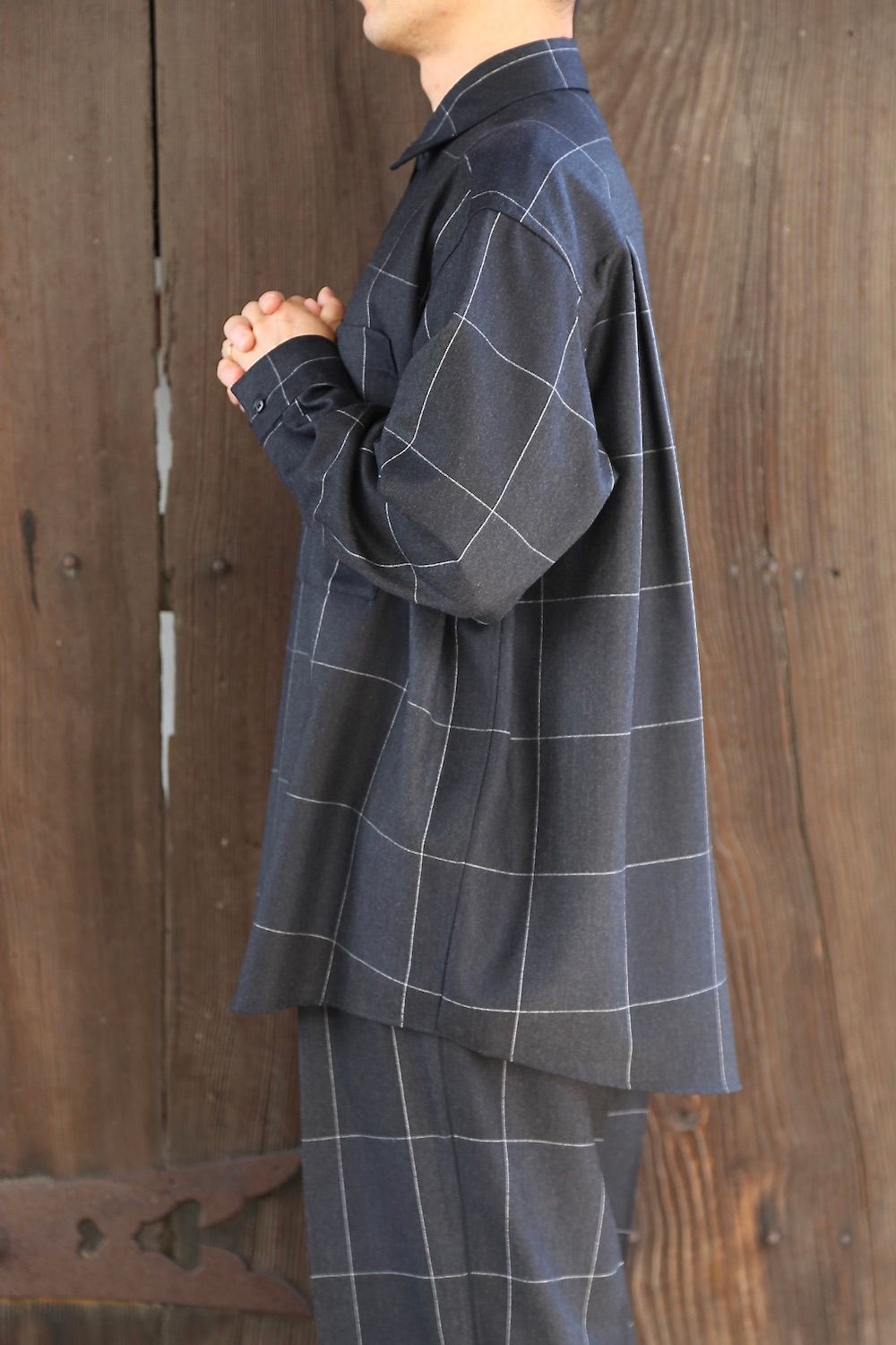 YOKE NAVY CHECKセットアップスタイル.2020.11.1. | 1363 | mark