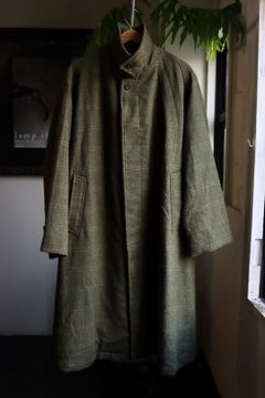 アプレッセ22FW Tweed Balmacaan Coat(22AAP-01-15HB)CHECK