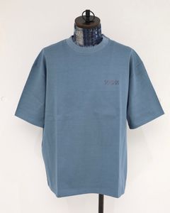 is-ness 26AW Small Logo T‑shirt(26AW 01 1007AWCS07)BLUE GRAY☆新作発売！