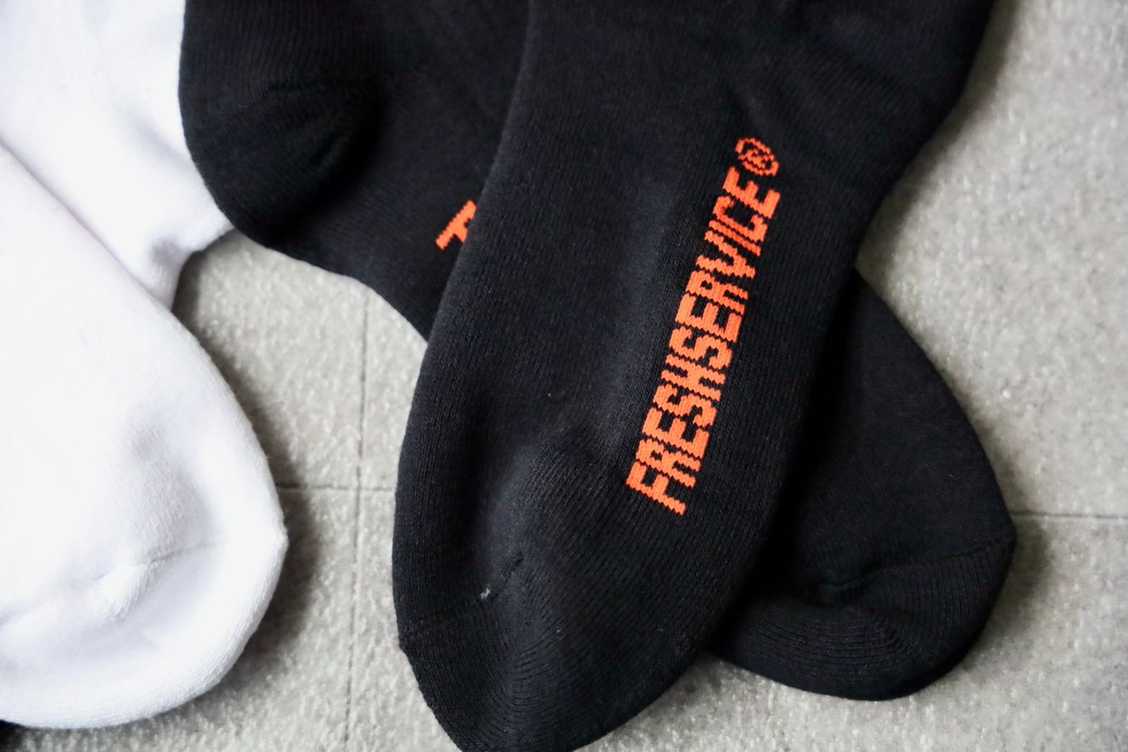 フレッシュサービス AS×FS 2-PACK SOCKS(FSP253-90161AS)WHITE×BLACK☆8月30日(土)発売！