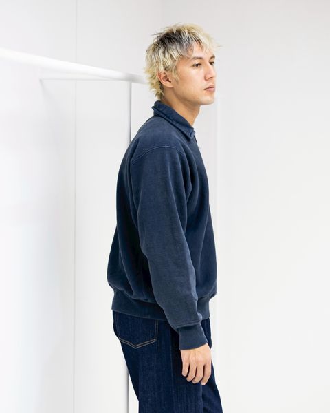 A.PRESSE 2026 STYLE1 Vintage Half Zip Sweatshirt (BLUE) 12月27日(土)新作発売！