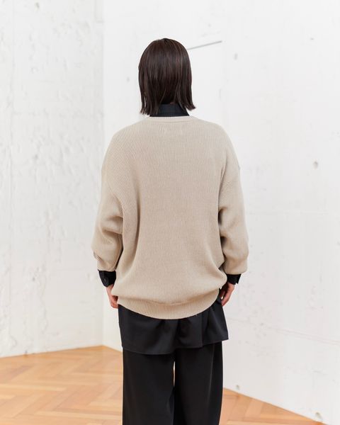 Graphpaper 25SS 新作 Linen Solotex Loose Rib Crew Neck style.2025.3.2