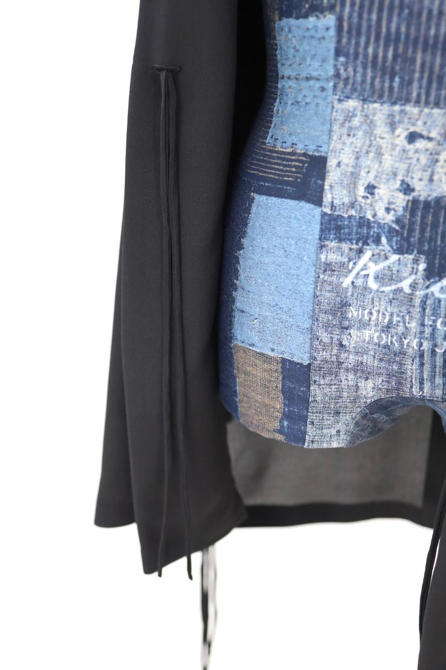 Yohji Yamamoto 釈迦釦付きストールジャケット (HK-J17-441)BLACK☆3月18日発売！