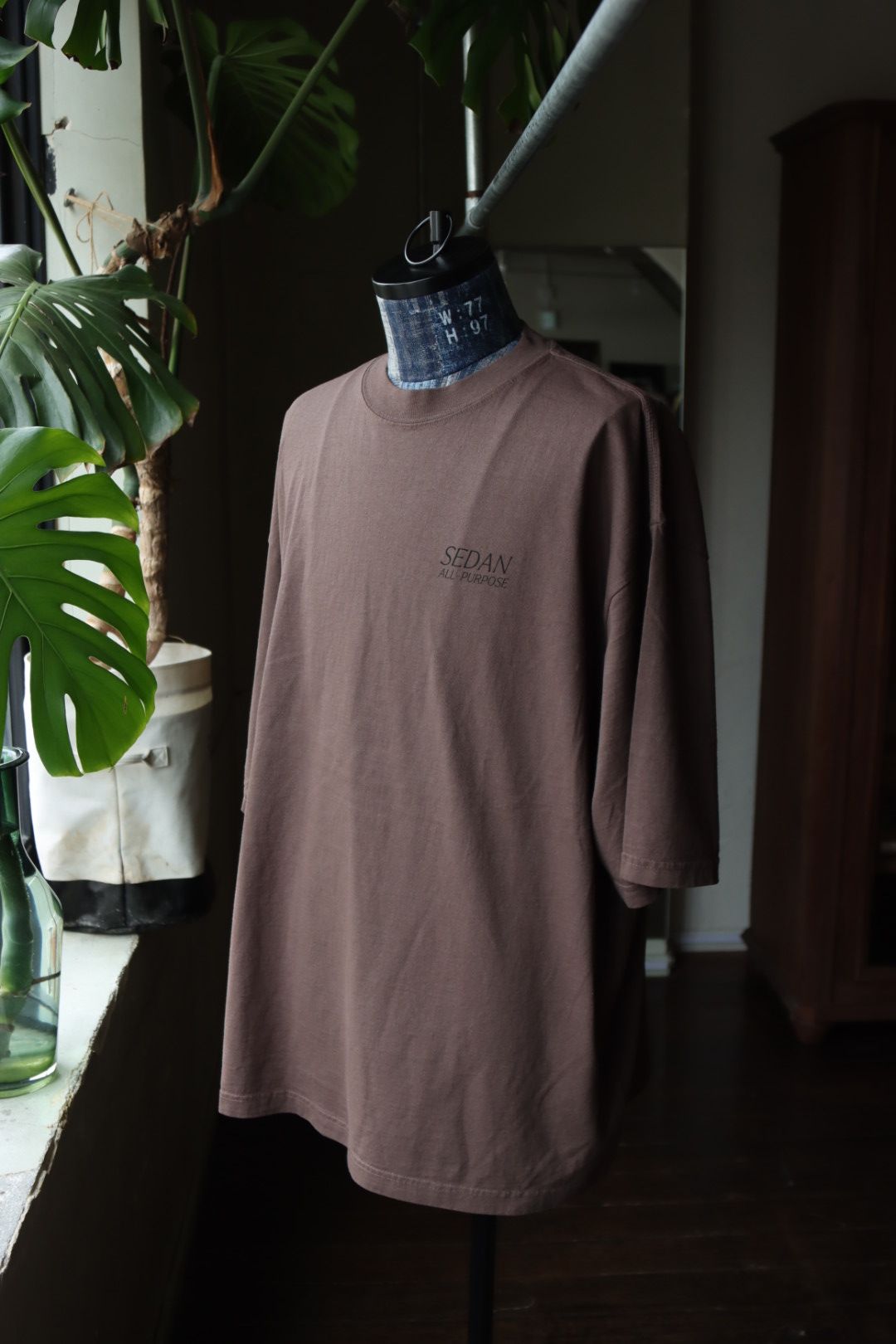 セダンオールパーパス SS24 Garment Dyed S/S Tee(SD24S-CT06)Brown