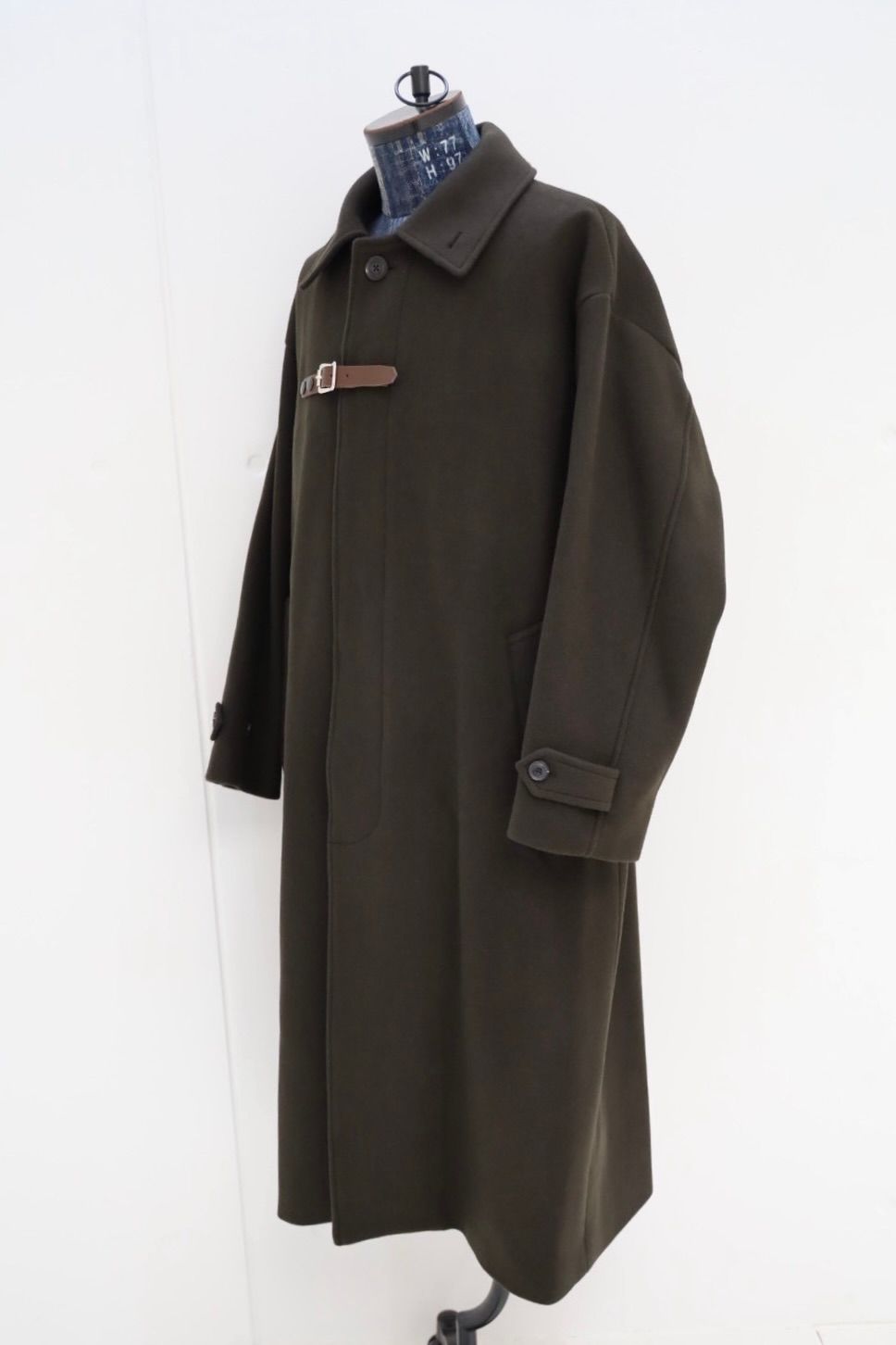 ヨーク 25FW Melton Big Balmaccan Coat(YK25FW01033C)BROWN☆10月11日(土)新作発売！