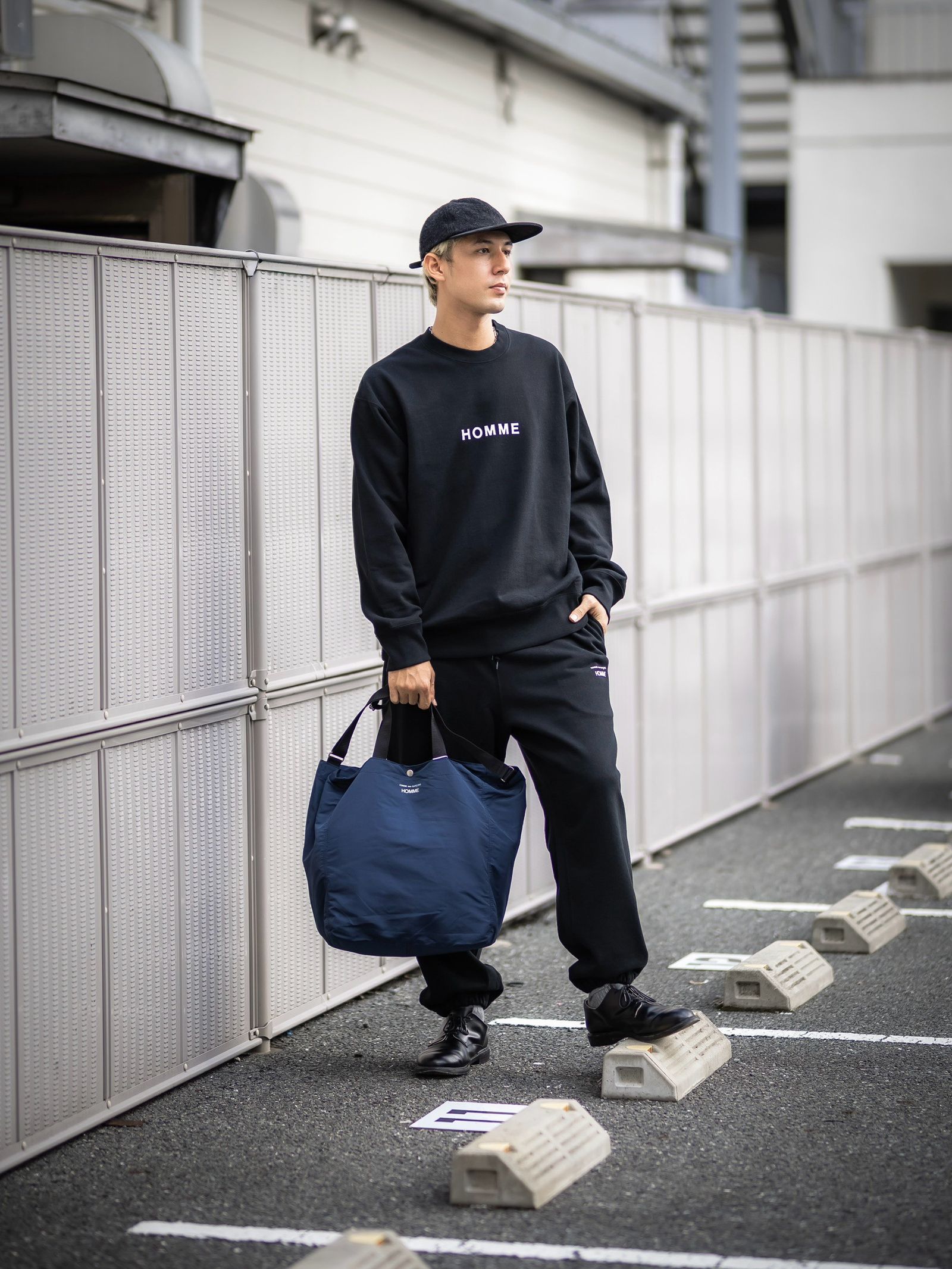 コムデギャルソンオム  26FW HOMMEプリントスウェット(HR-T104-051)BLACK☆10月2日(金)発売！