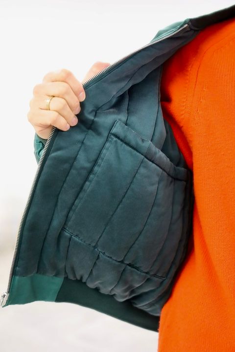 A.PRESSE 2026 STYLE1 Vintage Silk Viscose Tour Jacket"GREEN"スタイル