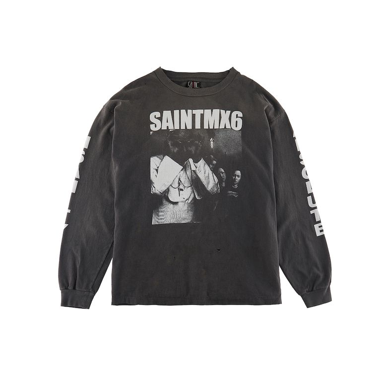 SAINT MICHAEL はかない 23SS LS GAMESHIRT Watson着用
