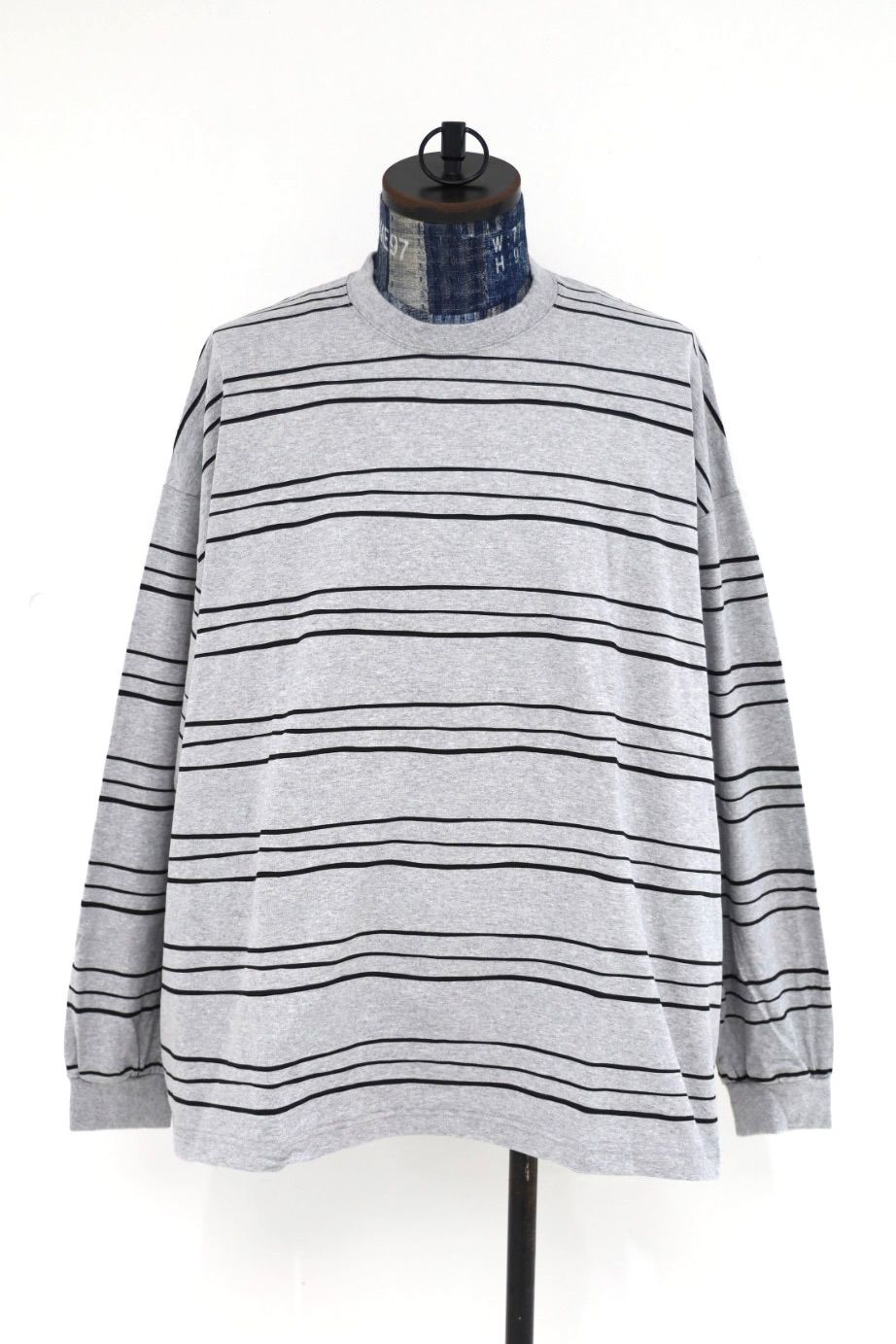 S.F.C 2026FW エスエフシー SUPER BIG LS TEE(MULTI STRIPE) (SFCFW26CS05)Gray M☆9月12日(土)発売！