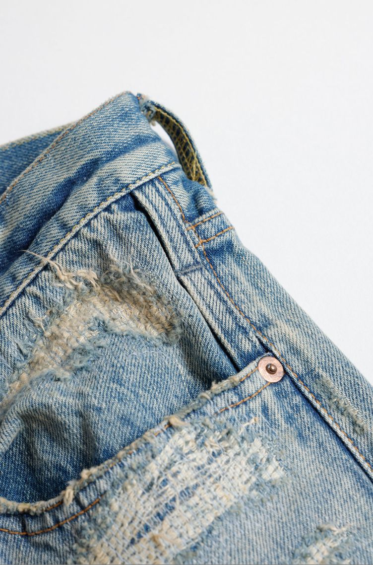 ファンダメンタル デニムパンツ CLASSIC STRAIGHT DENIM CS123 (FA25/MG123)INDIGO