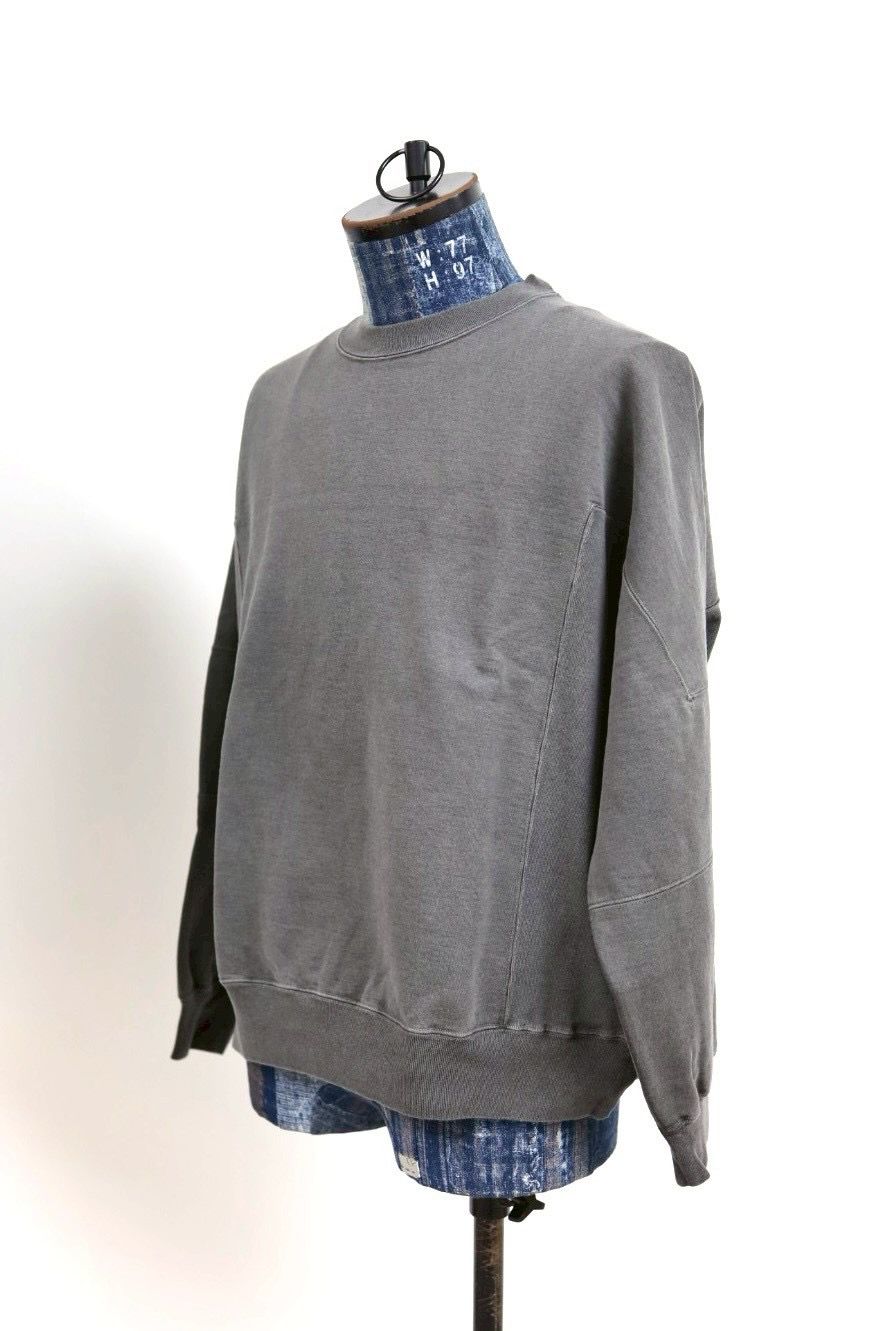blurhms ブラームス 26SS Light Sweat Panel P/O(BHS26S032)Black pigment over dye☆1月23日(金)新作発売！