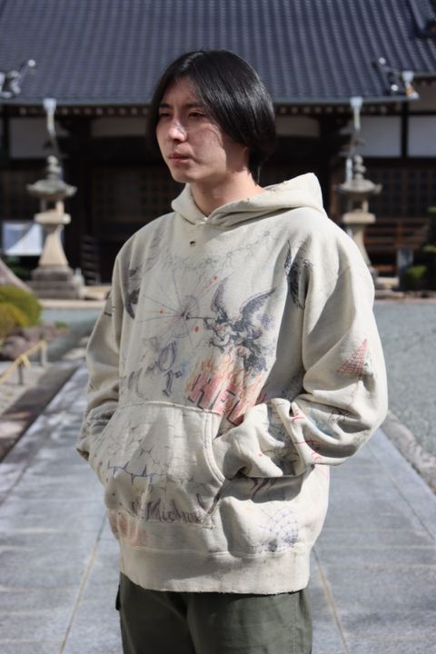 Saint Mxxxxxx × Dr.Wooコラボフーディーstyle.