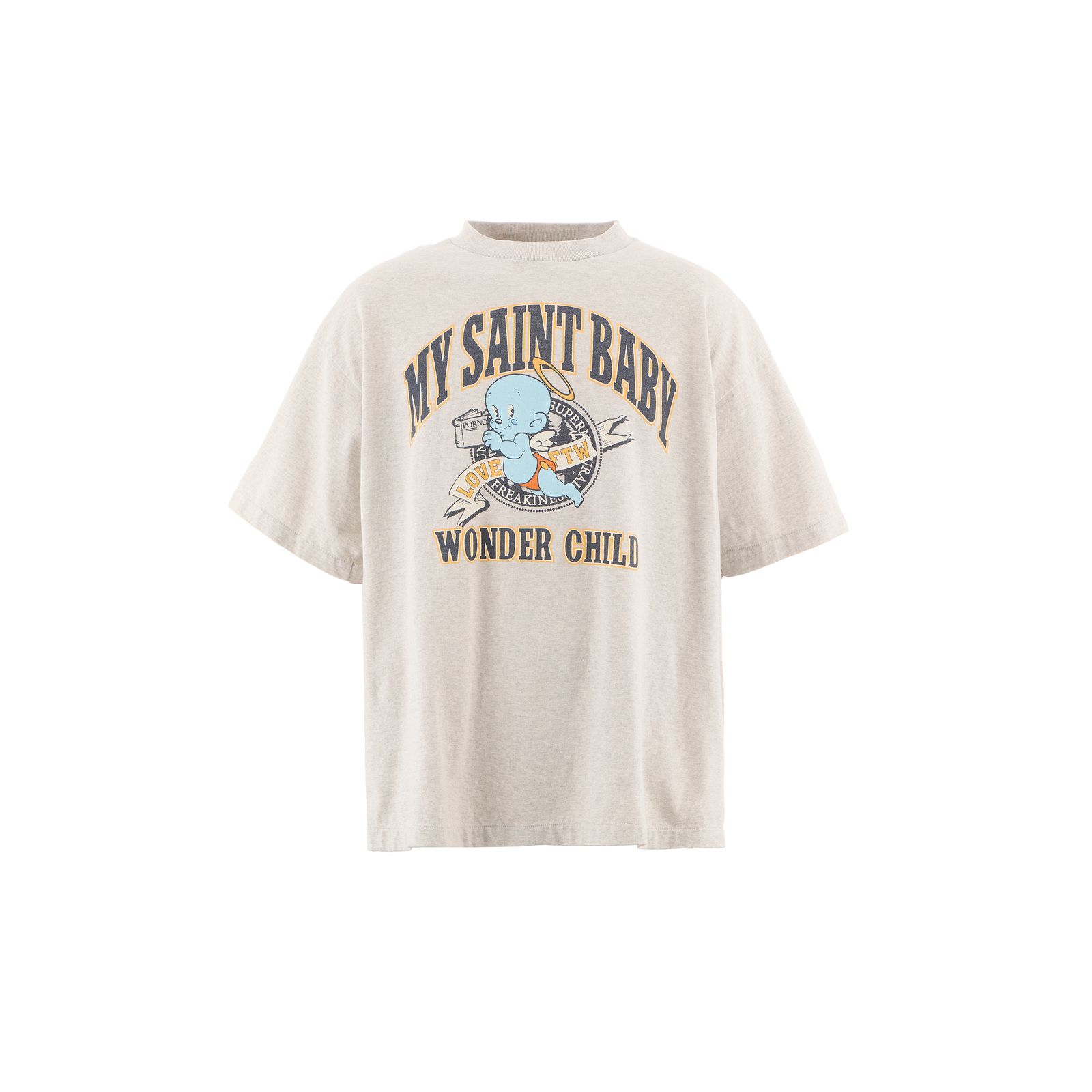 セントマイケル Tシャツ SAINT BABY SS TEE(SM-HR1-0000-02)GRAY★9月1日(月)発売！