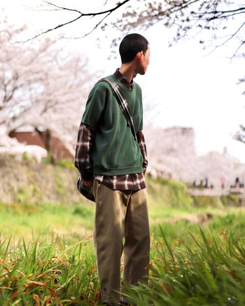 A.PRESSE アプレッセ23SS Vintage Sweatshirtスタイル