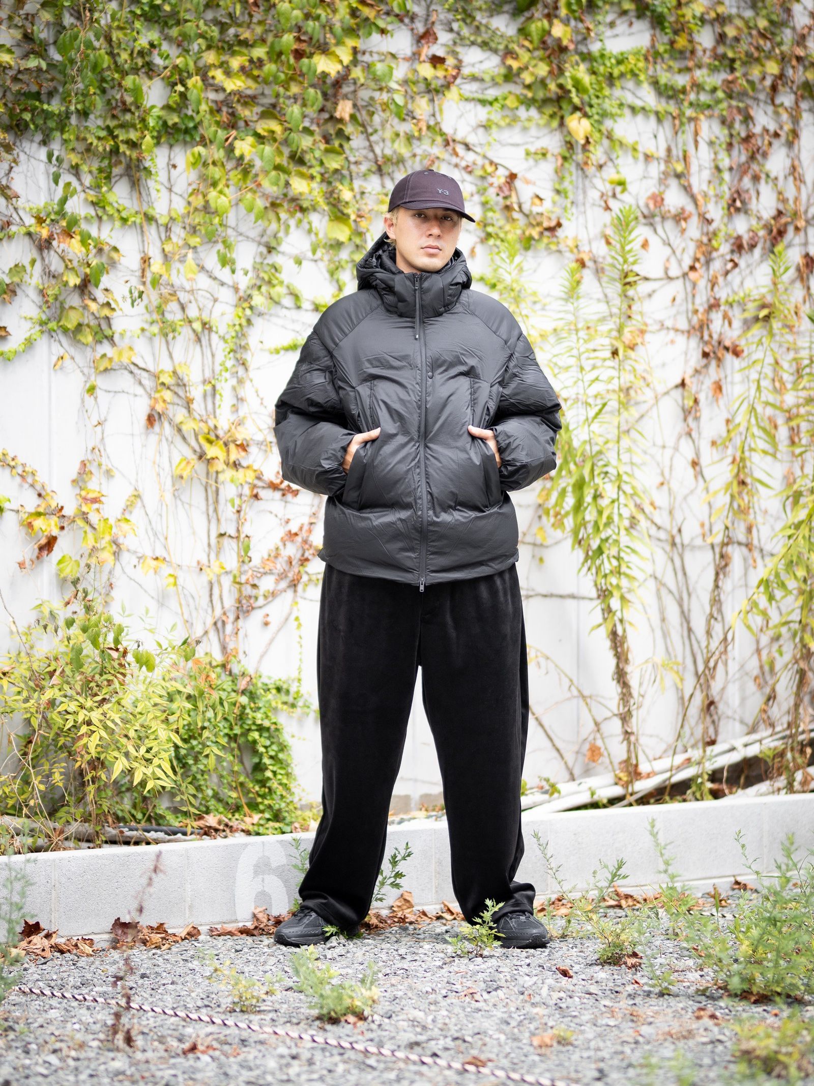 ワイスリー Y-3 HOODED PUFFER JACKET(KT1530)BLACK☆新作発売！