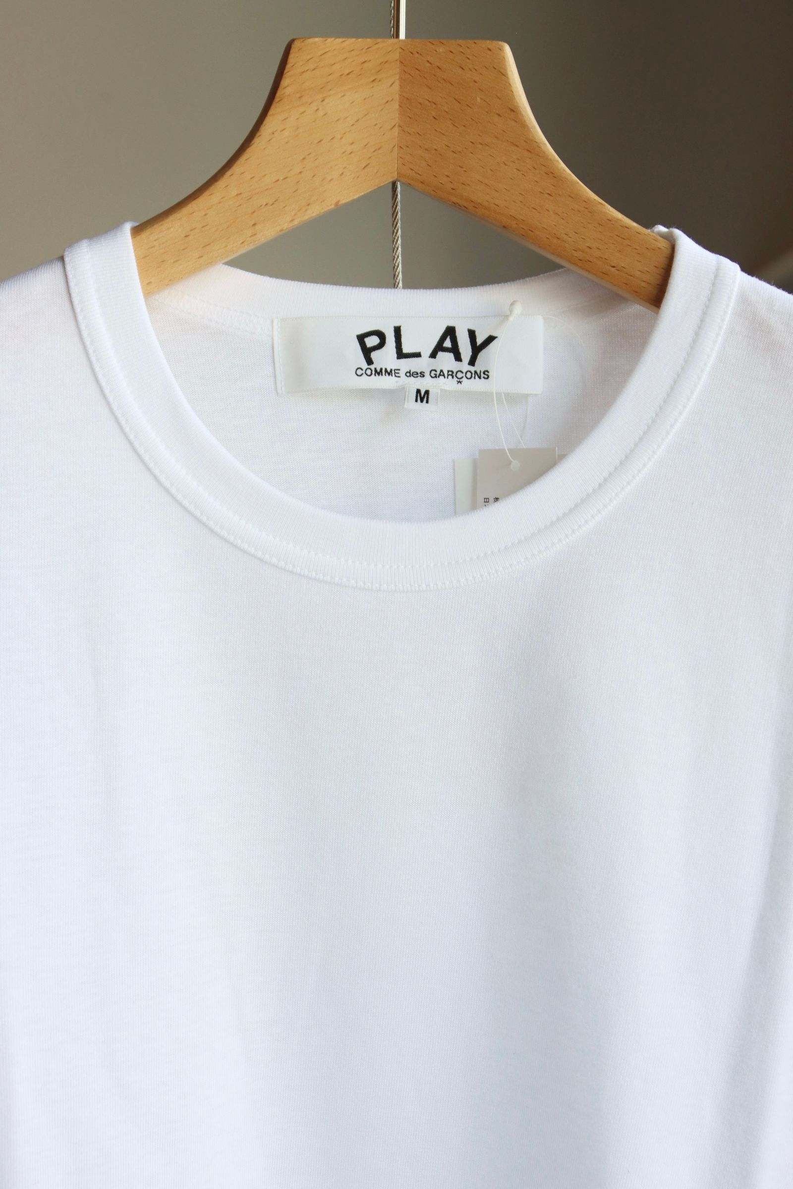 新品未使用【プレイコムデギャルソン】ロゴ刺繍Tシャツ　Sサイズ　ホワイト 楽天市場】[期間限定ポイント20倍！] 新品 プレイ