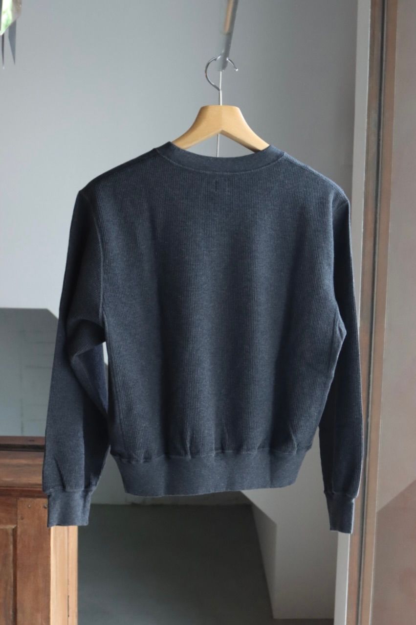 blurhms Women's 25FW Rough&Smooth Thermal P/O(bROOTS24F29F25)HeatherCharcoal☆8月29日(金)新作発売！