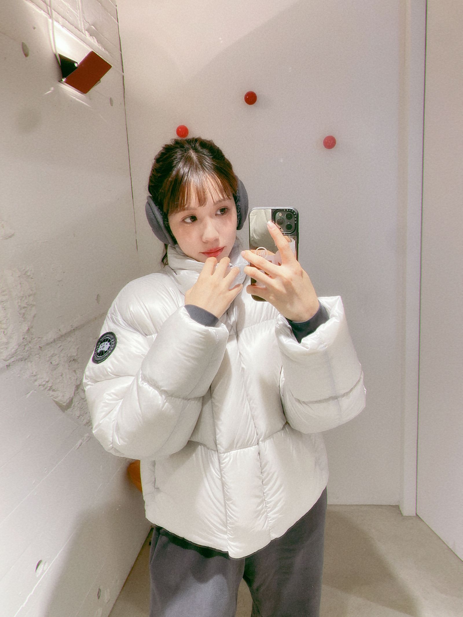 CANADA GOOSE レディース新作Cypress Cropped Puffer Black Label style.2024.10.11
