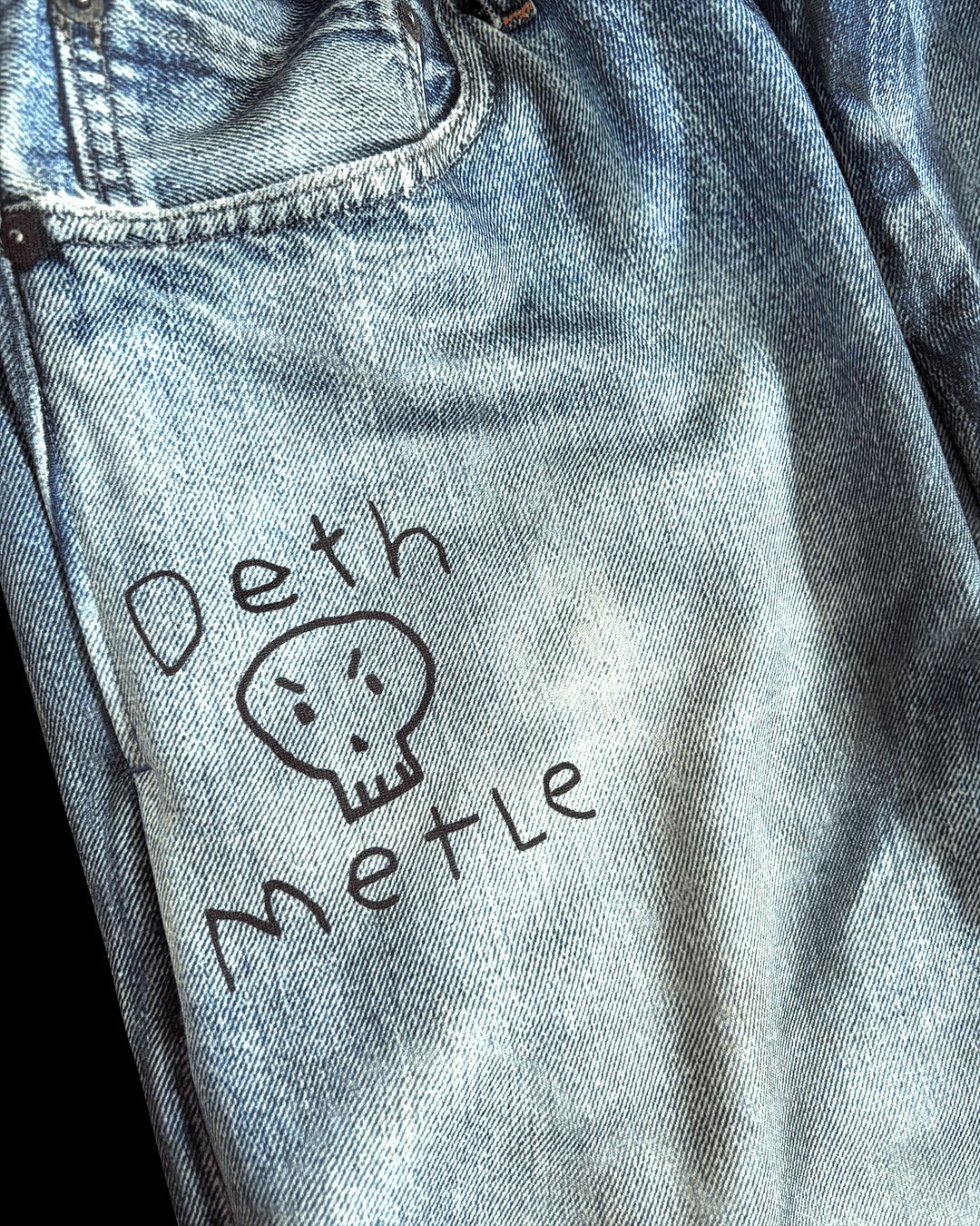 トーキングアバウト ジ アブストラクション 26SS フレアパンツ PRINT FLARE PT(26SS-PT-003)DENIM新作発売！