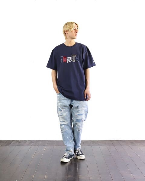 FDMTL 24SS PATCHWARK LOGO TEE style 2024.4.14