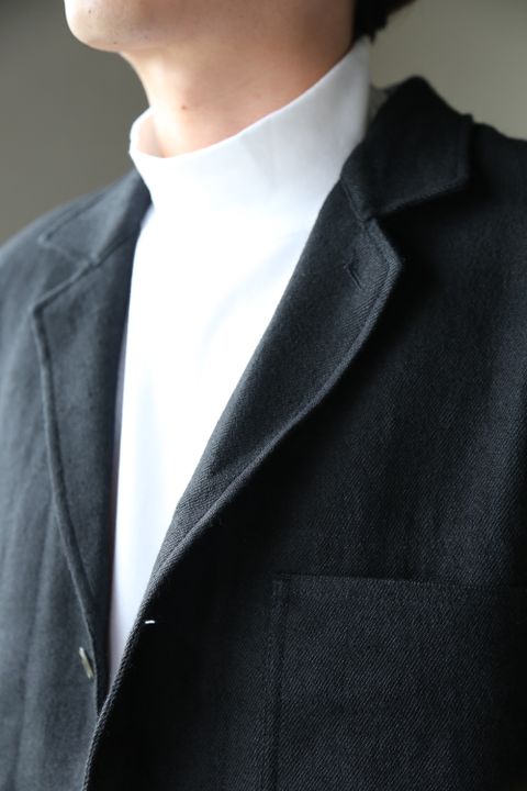 eYe JUNYA WATANABE COMME des GARCONS MAN ウール麻ツイル縮絨×牛革(WF-C401-051) style.2020.9.12.