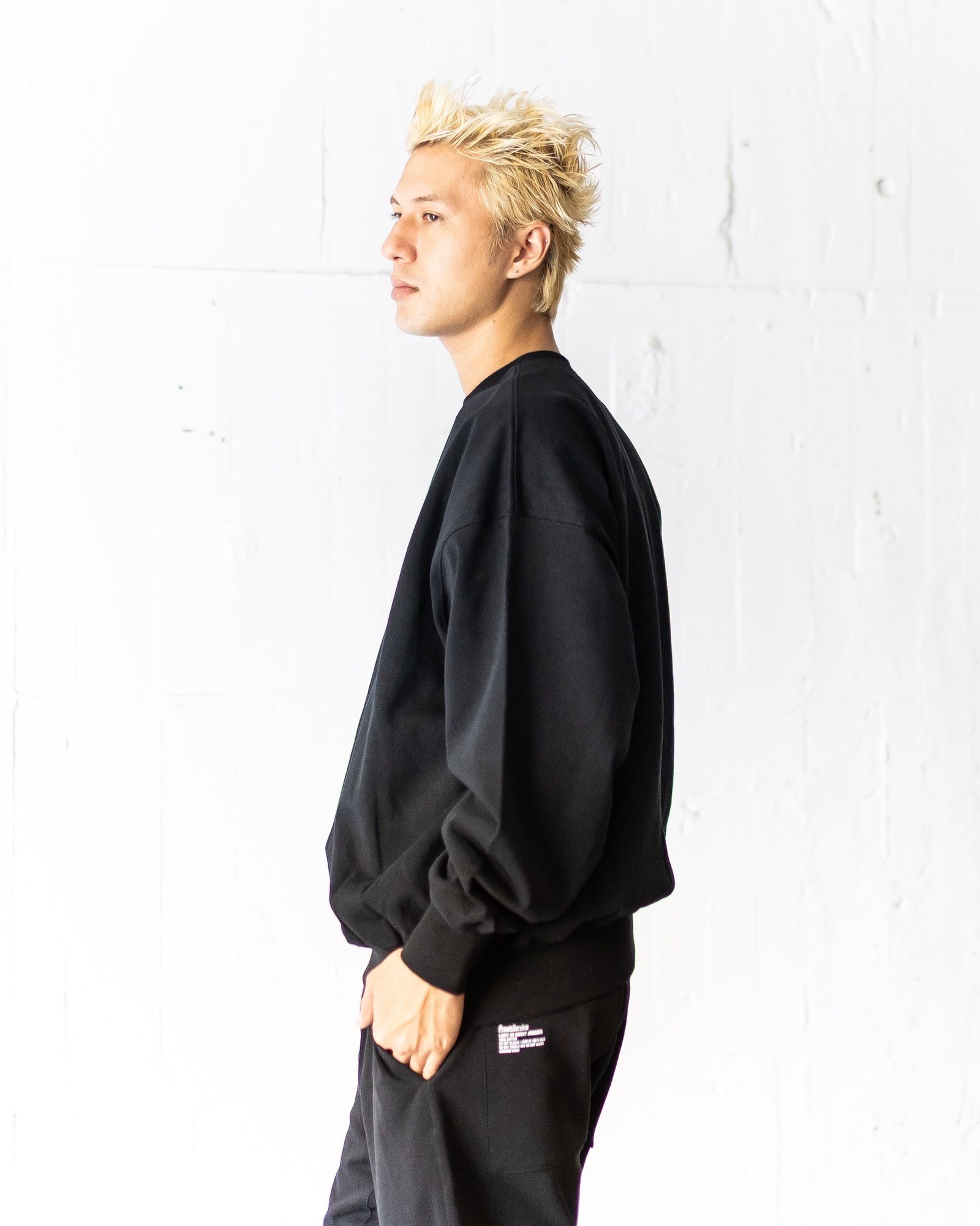 フレッシュサービス LIGHT OZ CREW NECK SWEAT (FSC253-70101B)BLACK☆9月6日(土)発売！