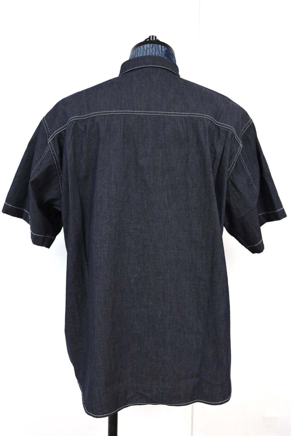 コムデギャルソンオム26SS 綿ライトオンスデニム半袖シャツ(HQ-B018-051)INDIGO☆4月3日(金)発売！