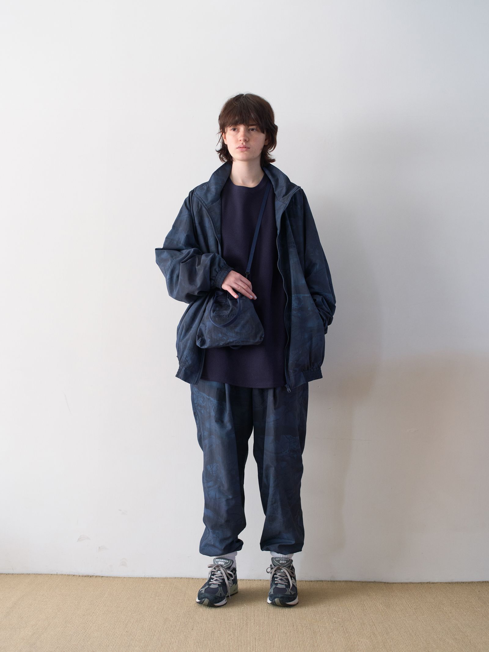 S.F.C 25FW エスエフシー WIDE TAPERED EASY PANTS (REAL TREE CAMO)  (SFCFW25P03)Black Tree Camo