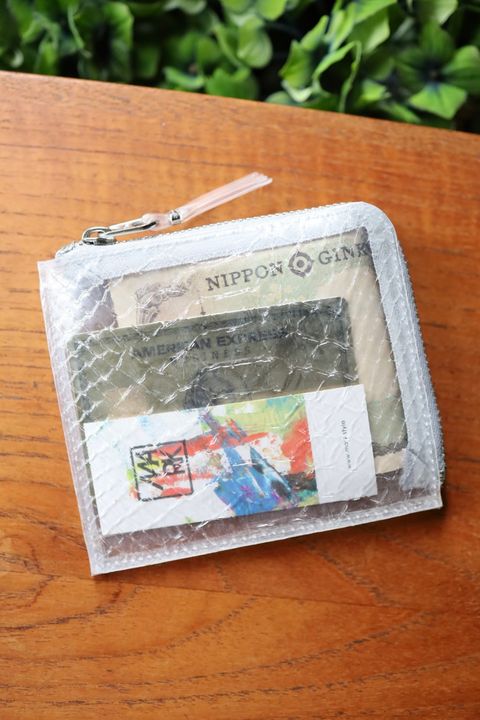 コムデギャルソン 財布 SNAKE TRANSPARENT L字型ZIP WALLET(8Z-T310-051)☆6月28日(日)発売！