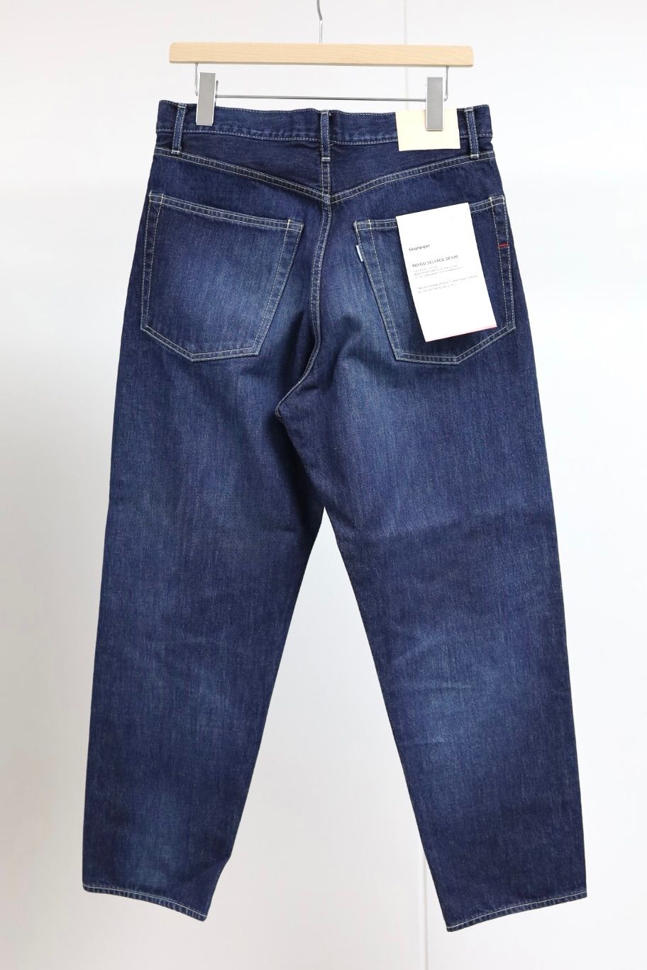 グラフペーパー Selvage Denim Five Pocket Tapered Pants(GU261-40058DB)INDIGO_DARK FADE★1月24日(土)発売！