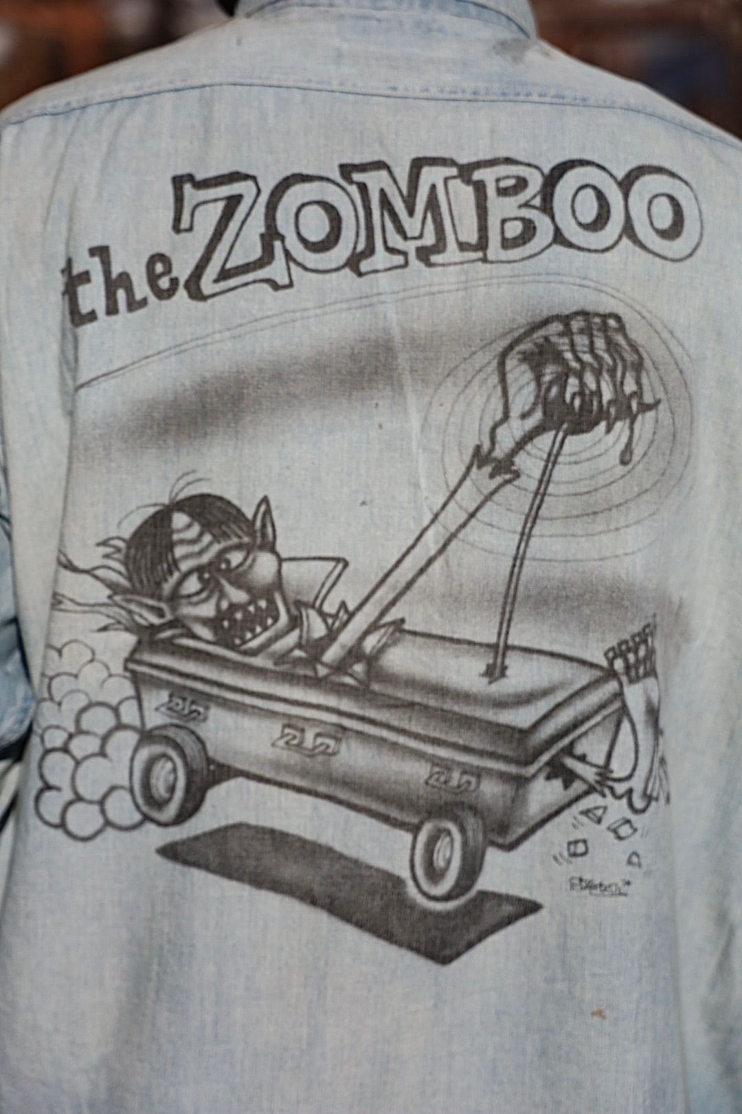 BOW WOW 26 New Year Release Items バウワウ SKETCH ZOMBOO USN CHAMBRAY SHIRT AGED(BW261-SZUCS) INDIGO☆新作発売！