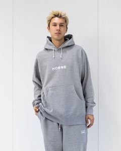 コムデギャルソンオム 25FW HOMMEプリントパーカー(HP-T105-051)T.GRAY☆10月3日(金)新作発売！