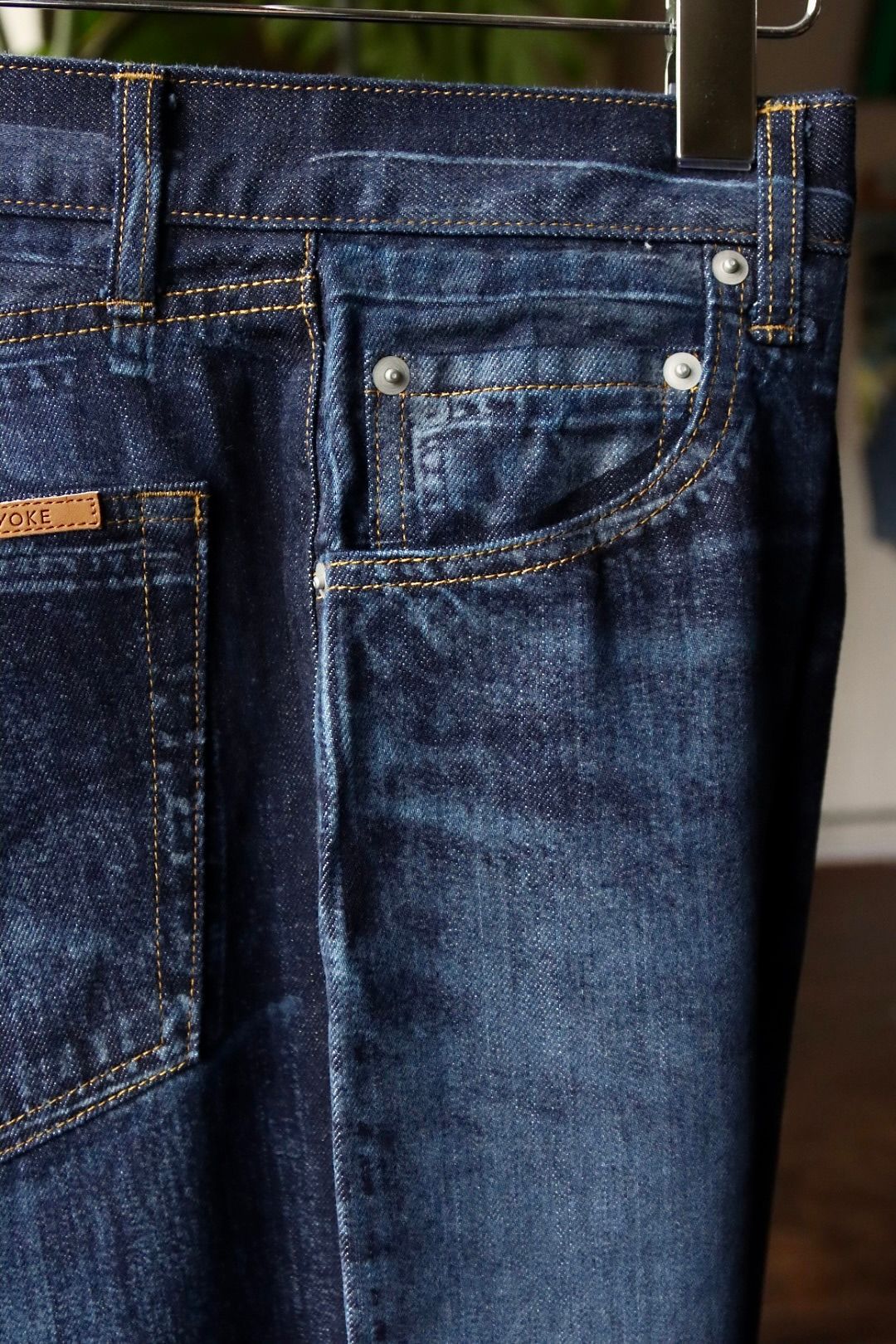 YOKE - ヨーク23SSデニム LASER PROCESSED 5P STRAIGHT DENIM