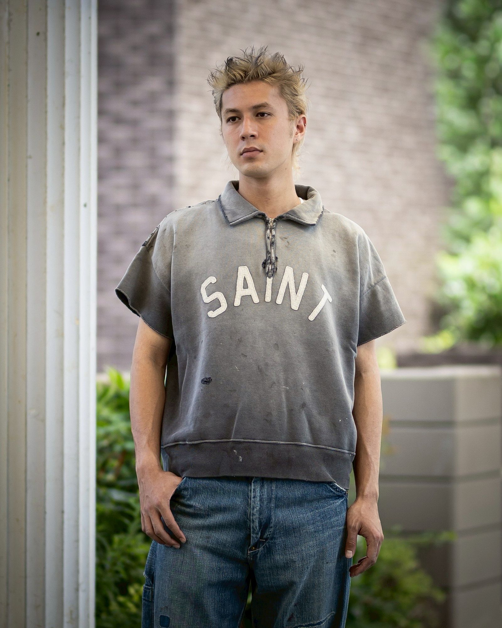 SAINT Mxxxxxx SAINT HALF ZIP SWEAT PICK UP STYLE