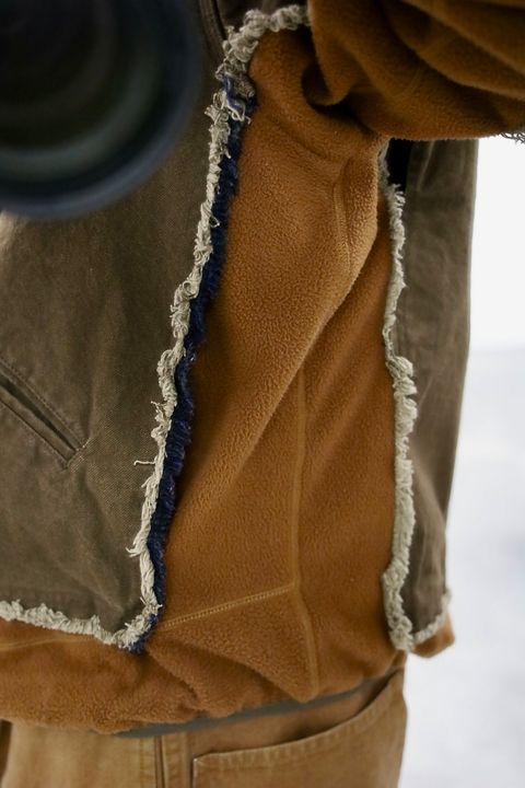 YOKE ヨーク26SS Connected Work Jacketスタイル