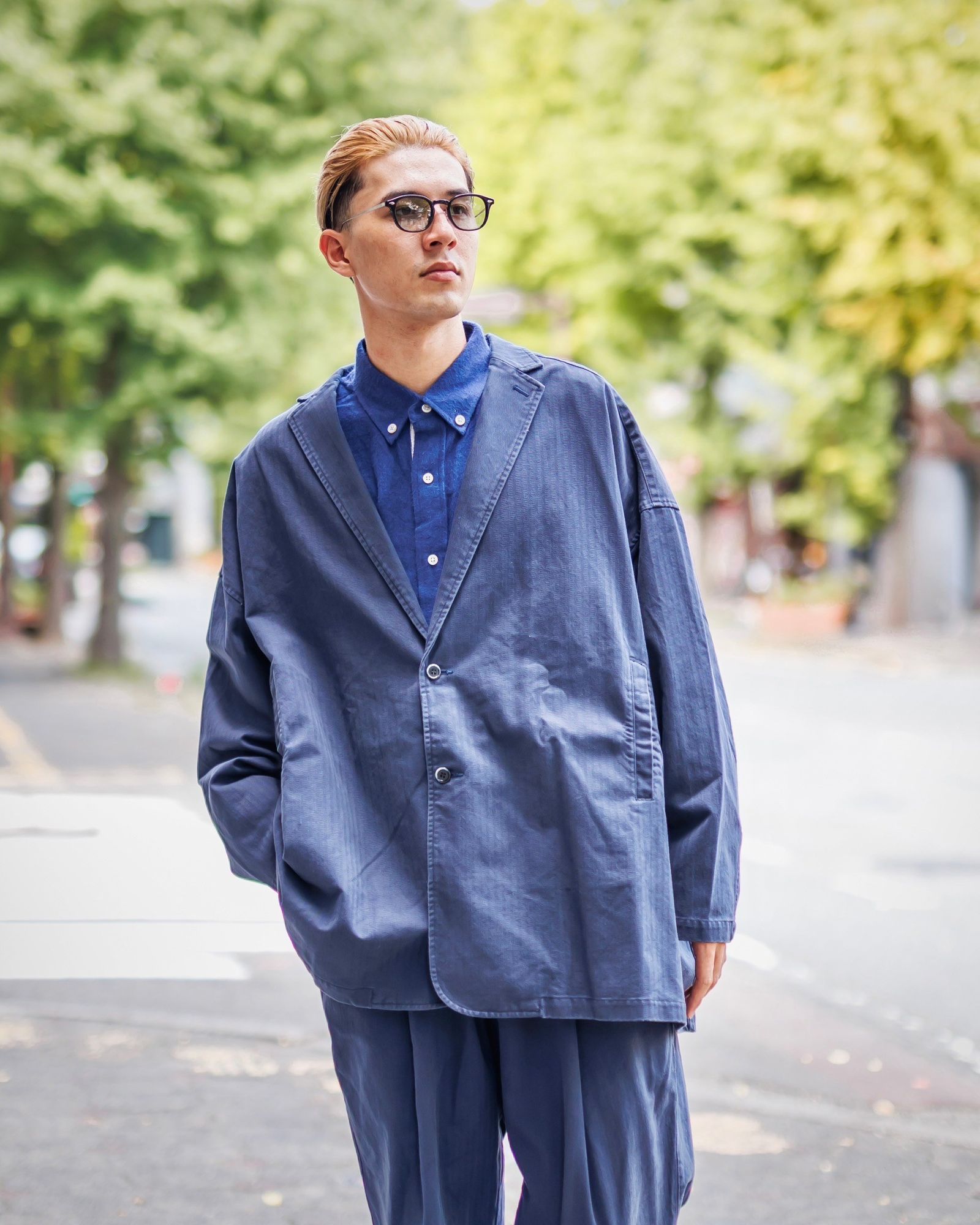 stripes for creative テーラードジャケット L S.F.C Stripes For Creative TAILORED SHIRT JACKET スタイル9月21日