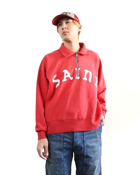 セントマイケル 24SS 新作HALF ZIP SWEAT style 2024.3.8